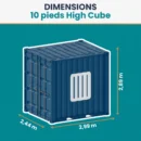 Conteneur 10 Pieds High Cube Neuf