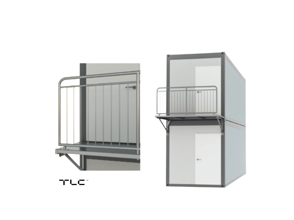 Coursive métallique pour container