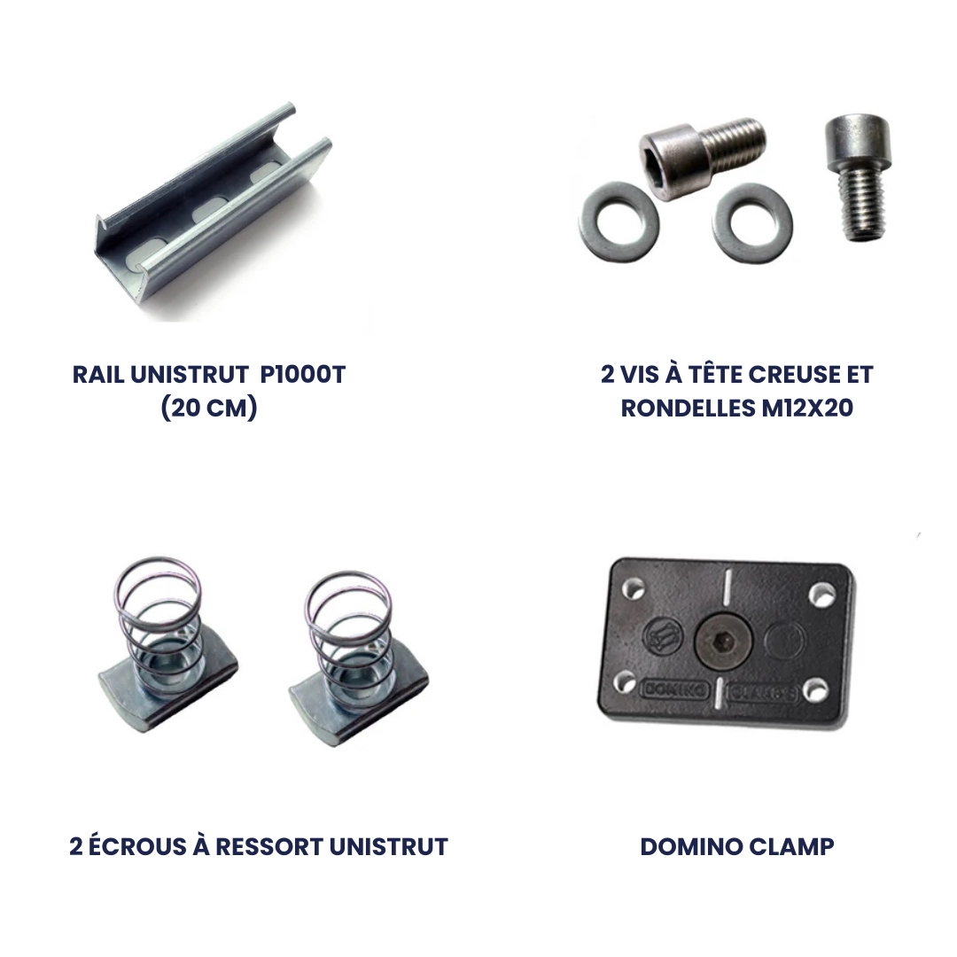 Kit de fixation de rails métallique sur container maritime – Image 3