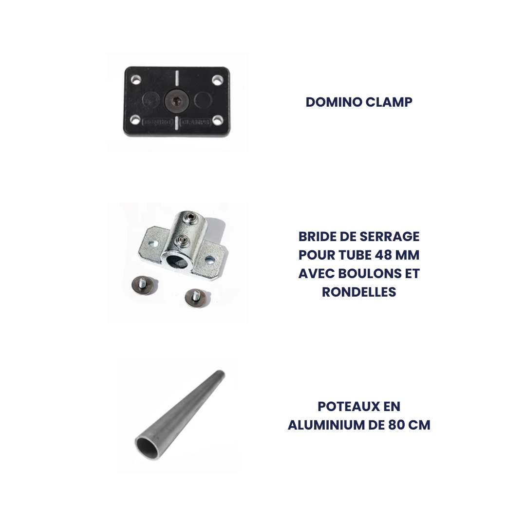 Kit de fixation de poteau sur container maritime – Image 3